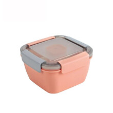 Boîte à lunch isotherme à 2 compartiments en filet, 1-1500 ml, rose