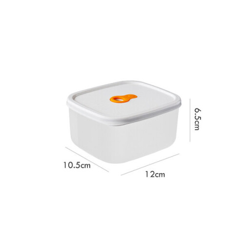 Sealed fresh-keeping box, fruit and meat, 600 ml square