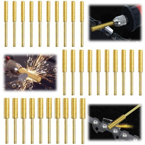 Machine d'affûtage de tronçonneuses 30 pièces, tronçonneuse diamantée