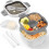 Saladekom van 1,7 liter voor de lunch - 3-2-1700 ml, wit 1