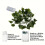 guirlande de feuilles artificielles LED 5