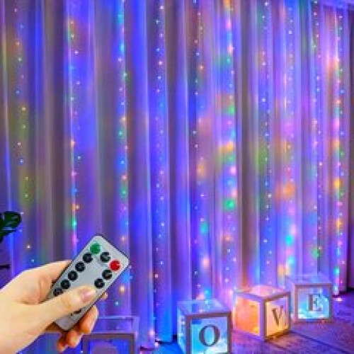 Guirlande lumineuse avec panneau de commande 2