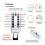 Guirlande de rideaux LED USB 2