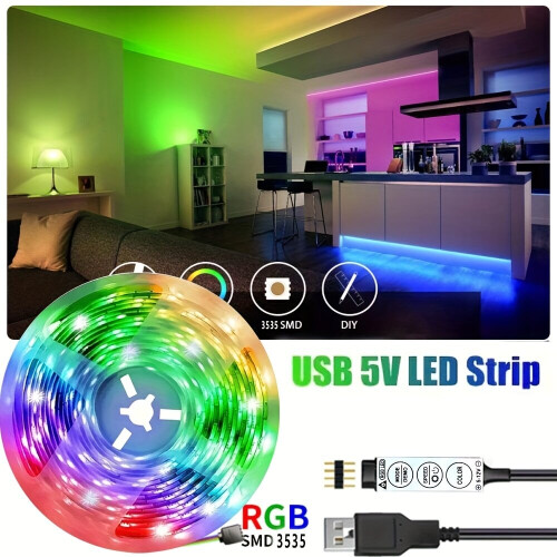 Striscia LED RGB con USB 1