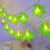Guirlande LED à feuilles vertes 3