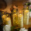 LED candles with star garland 3