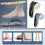 Solette ortopediche 4D per scarpe, alla moda, super morbide, ideali per la corsa e lo sport. 2