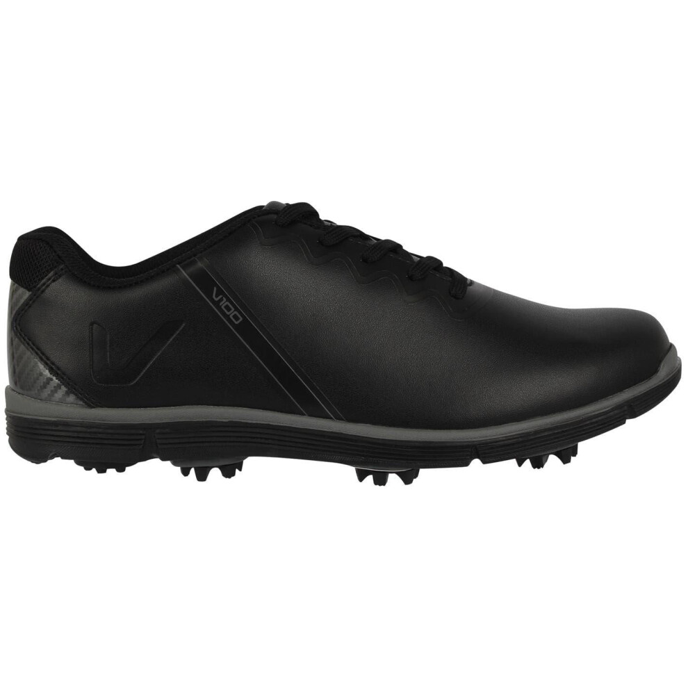 Slazenger (7.5 Uk, ) Mens V100 Spiked Golf Shoes Black