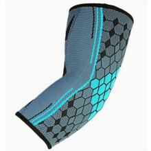 Compressie elleboogbrace, blauw