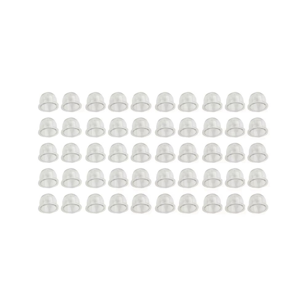 50 Pcs 22Mm Transparent Fuel Carburetor Primer Bulb Oil Bubble For Chainsaw Brush Cutter Trimmer Brushcutter Replace 4711039597480