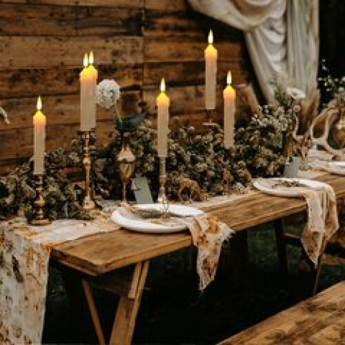 candele decorative lunghe a LED 2