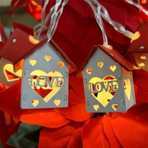 Ghirlanda a LED a forma di cuore 1