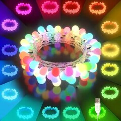 LED-tähtiköynnös muovia 2