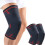 Knee support, 2-piece adjustable elastic knee support, patella 2