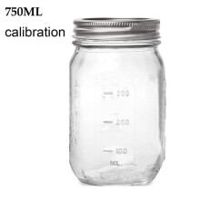 Tavalliset lasipurkit, 750 ml, 2 kpl