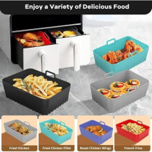 Accessoires pour friteuse à air chaud, lot de 2 moules pour friteuse à air chaud, friteuse à air chaud