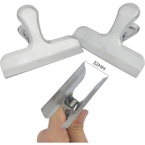 Lebensmittelbeutelclips Dreams Store silber 10er-Pack