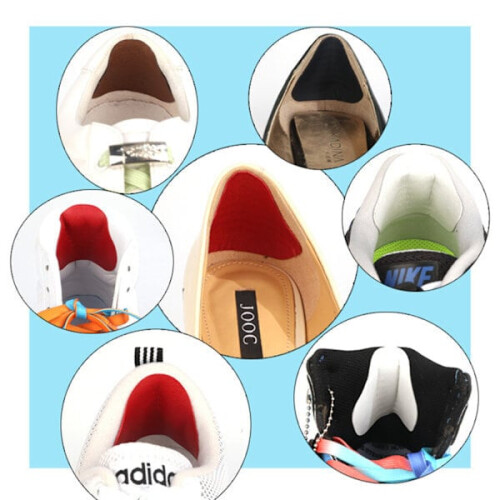Protections de talon/patchs de réparation pour chaussures, 2 tailles, 4 paires