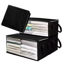 Laatikkolokero 58 cm x 30 cm x 31 cm A14 musta