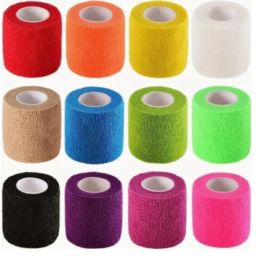 Ensemble de pansements élastiques adhésifs, couleurs assorties
