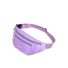 Sac banane de sport portable pour femme violet