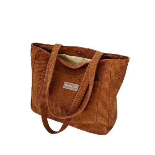 Sac à main marron uni