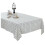 Geruit tafelkleed, wit 1