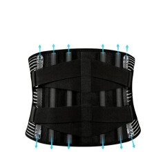 Ceinture lombaire noire, XL