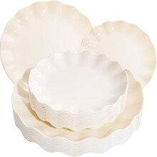 Service d'assiettes, 24 pièces.