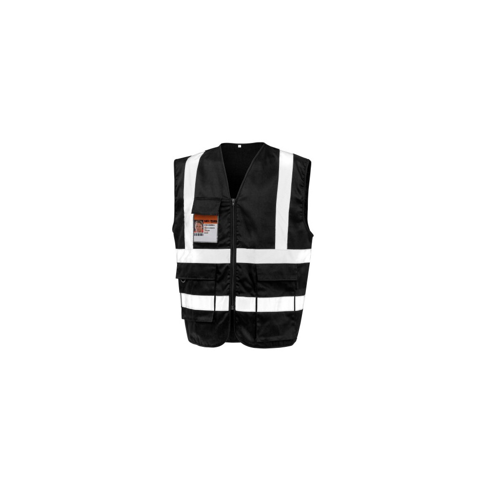 (L, Black) Safe-Guard By Result Unisex Adult Security Vest 5059958637214