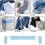 Ensemble de cintres en plastique réglables 2