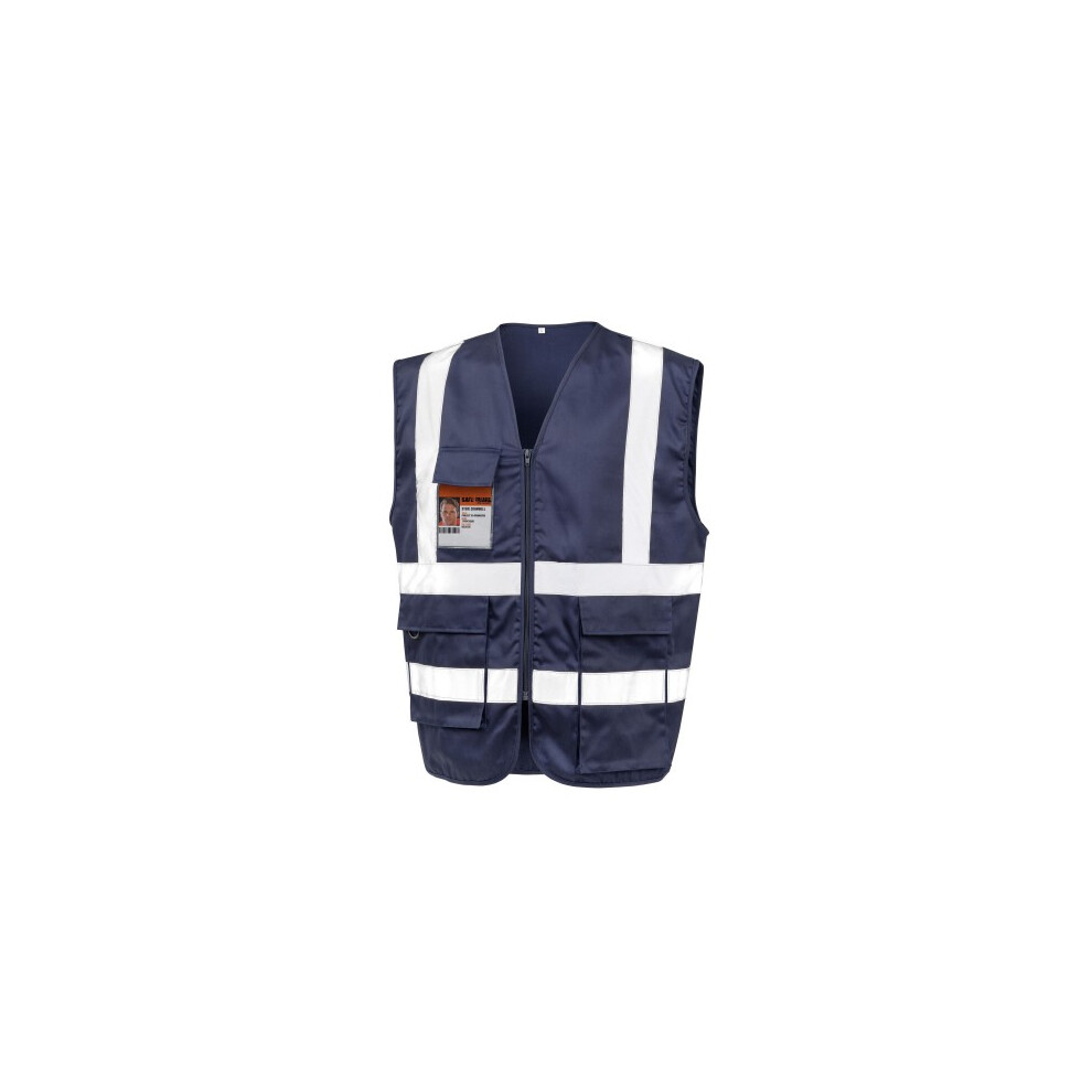 (Xxl, Navy) Safe-Guard By Result Unisex Adult Security Vest 5059958637160