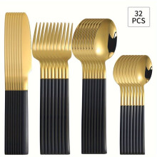 Ensemble de couverts en acier inoxydable 32 pièces – élégant rit