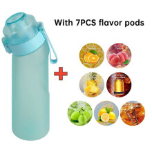 Bouteille de boisson avec 7 capsules aromatisées, 650 ml.