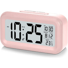 Horloge de bureau rose