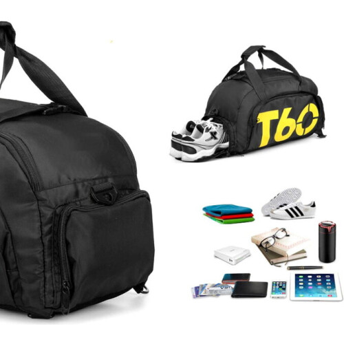 Sac de sport homme A77, noir 2