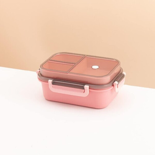 Doppelwandige, isolierte Lunchbox, rosa 2