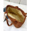 Sac à main marron uni 3