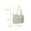 Sac à main blanc uni 2