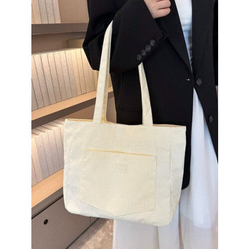 Sac à main blanc uni 2