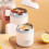 Thermos à double paroi pour aliments, 680 ml, beige 3