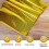 Nappe de réception 127,0 x 274,32 cm, dorée 4