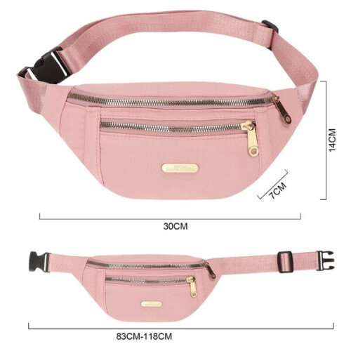 Draagbare sportheuptas voor dames, roze 1