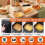 Papier de cuisson pour friteuse à air, 200 pièces. 2