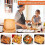 Papier de cuisson pour friteuse à air, 200 pièces. 5