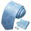 Ensemble cravate homme bleu clair 5