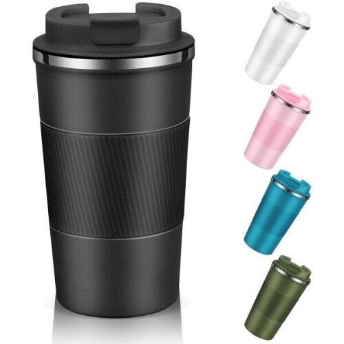 Mug de voyage avec couvercle étanche, isotherme et réutilisable 1