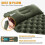 Tapis de sol gonflable de camping avec repose-pieds, petit format 5