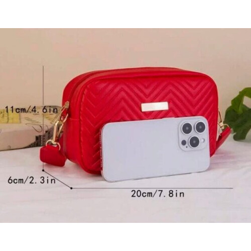 Klein tasje voor dames, rood 1