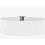 Eenvoudige brede elastische riem wit 5